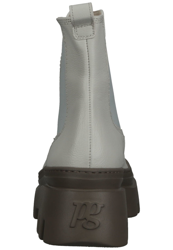 Paul Green Stiefelette Leder/Textil Hellgrau