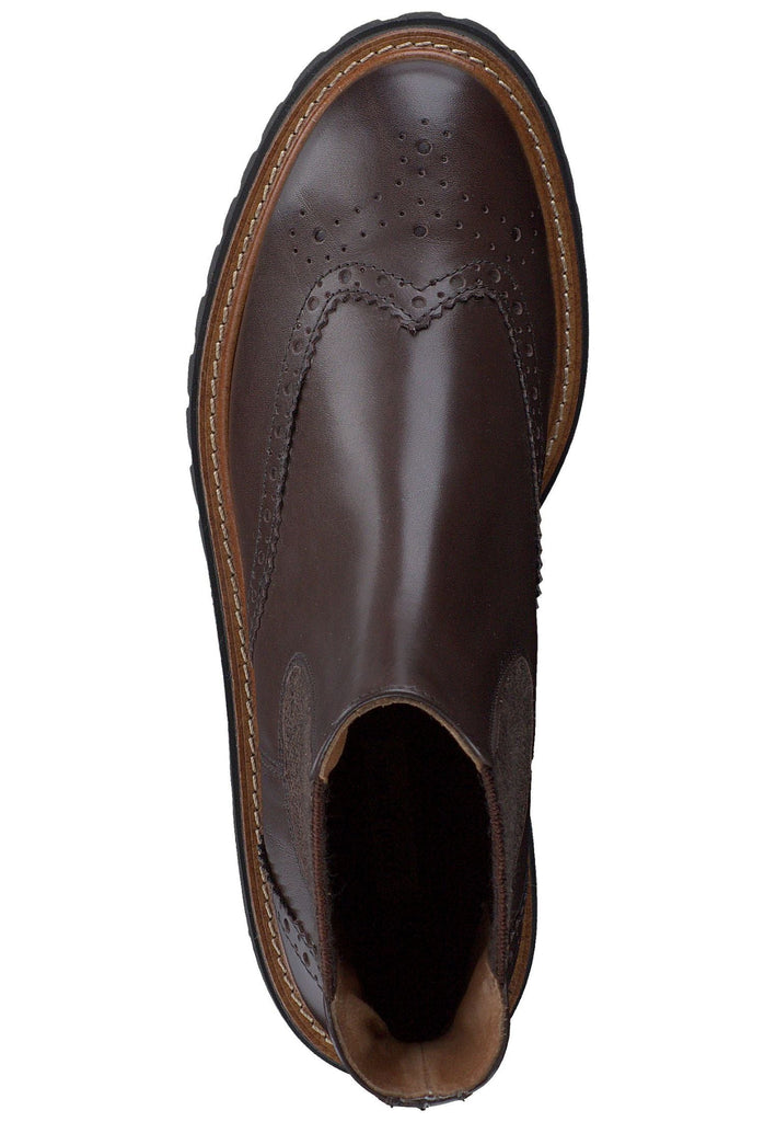 Paul Green Stiefelette Leder/Textil Moro