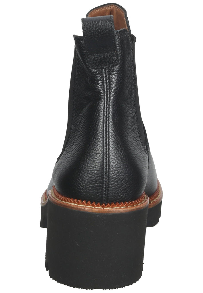 Paul Green Stiefelette Leder/Textil Schwarz