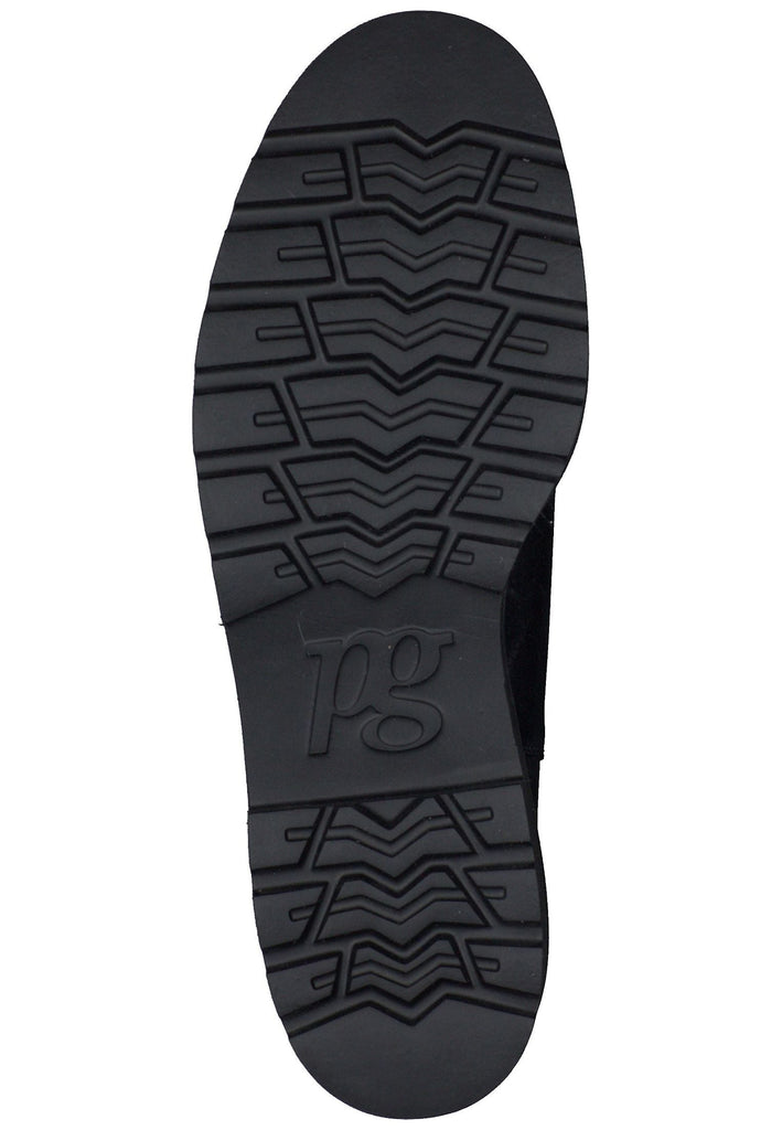 Paul Green Stiefelette Leder/Textil Schwarz