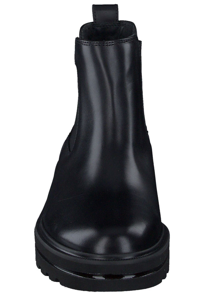 Paul Green Stiefelette Leder/Textil Schwarz