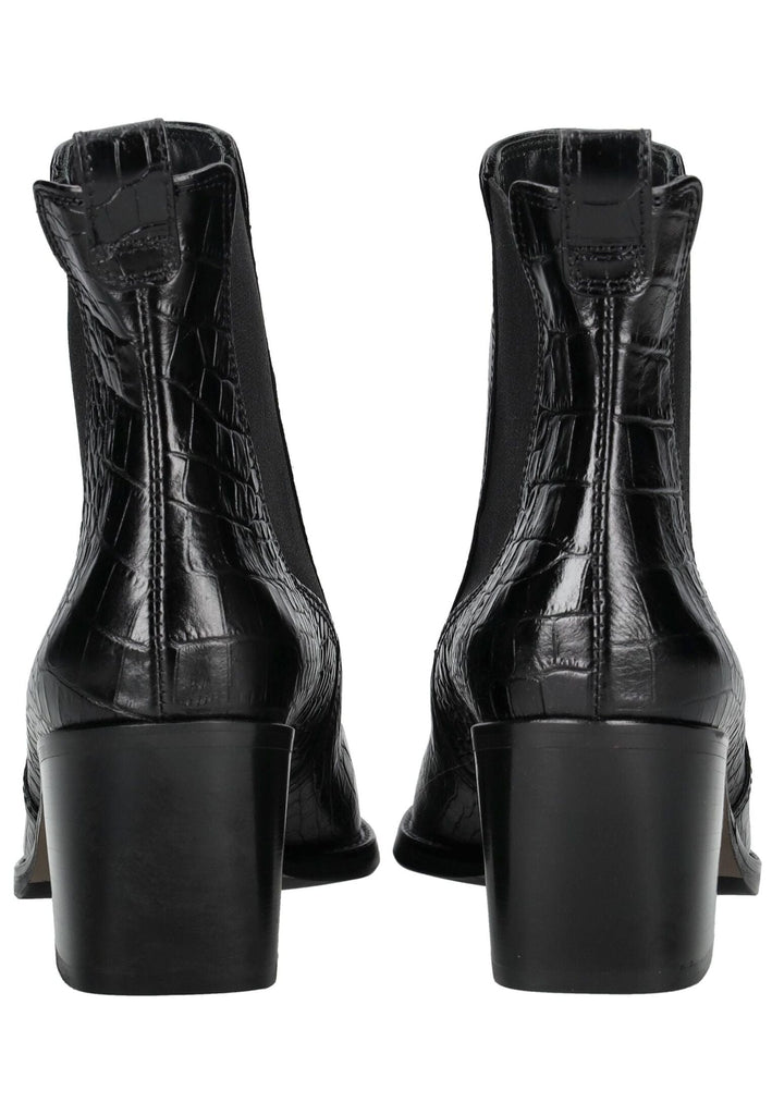 Paul Green Stiefelette Leder/Textil Schwarz