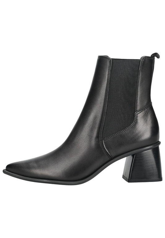 Paul Green Stiefelette Leder/Textil Schwarz