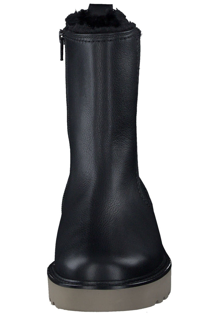 Paul Green Stiefelette Leder/Textil Schwarz Warmfutter