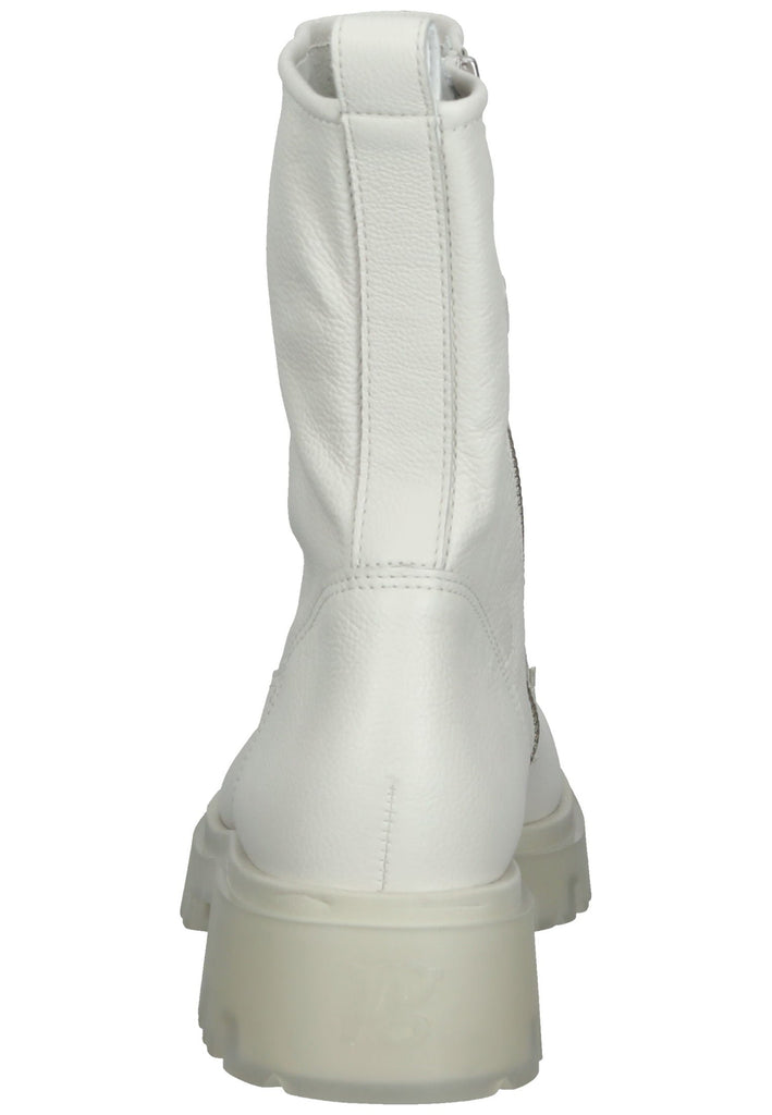Paul Green Stiefelette Leder Weiß