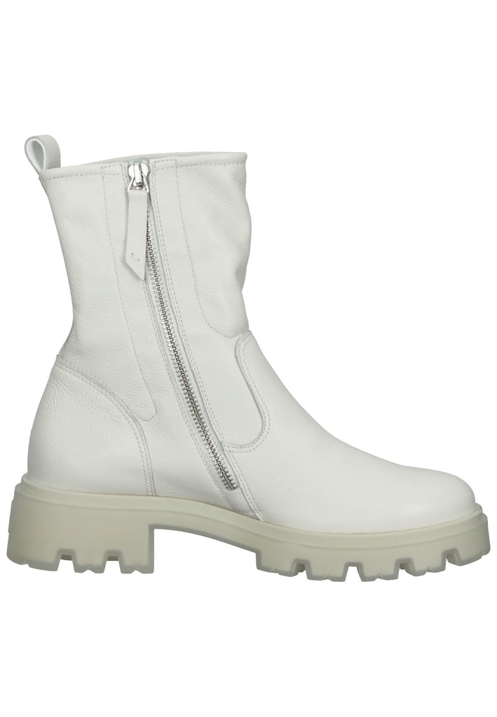 Paul Green Stiefelette Leder Weiß