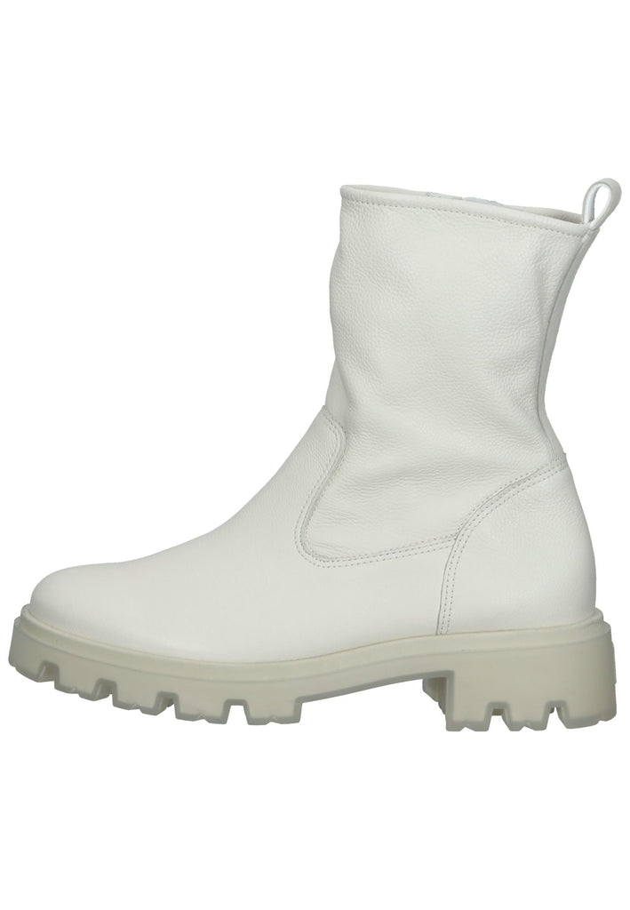Paul Green Stiefelette Leder Weiß