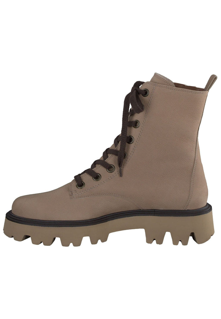 Paul Green Stiefelette Nubukleder Beige