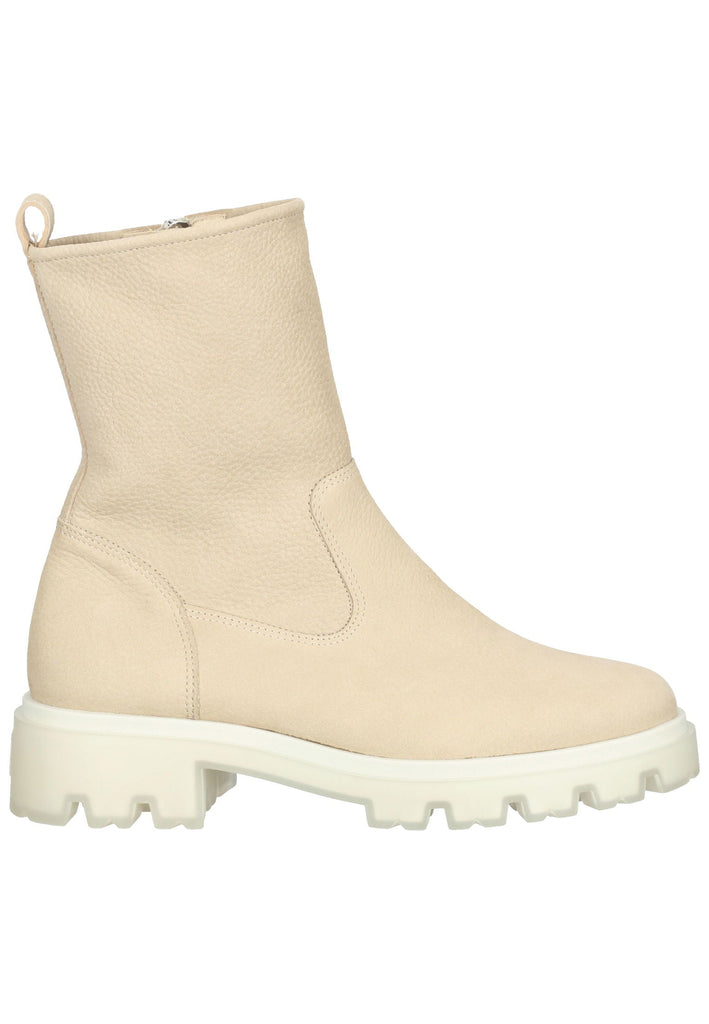 Paul Green Stiefelette Nubukleder Beige