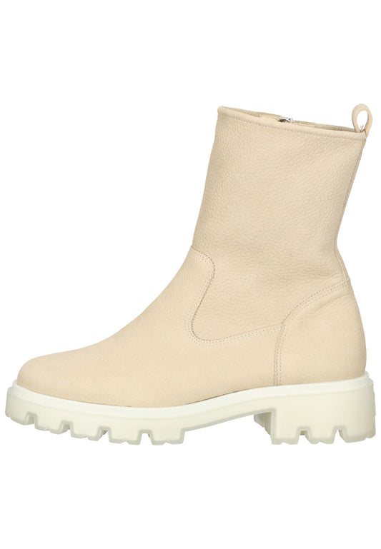 Paul Green Stiefelette Nubukleder Beige