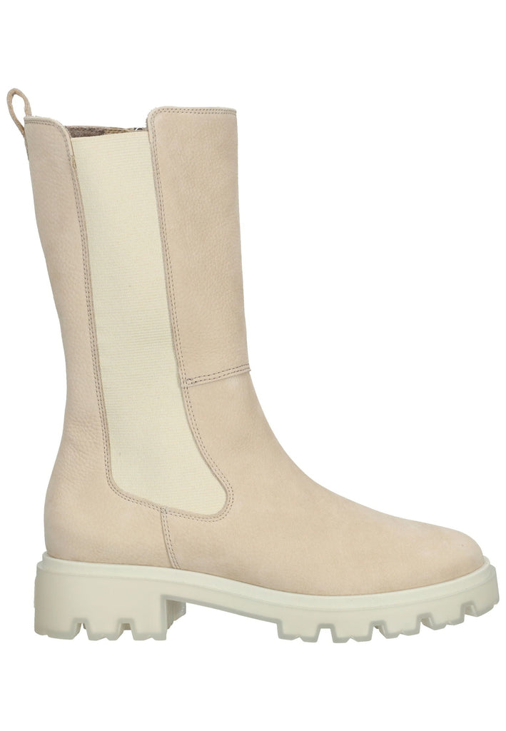 Paul Green Stiefelette Nubukleder Beige