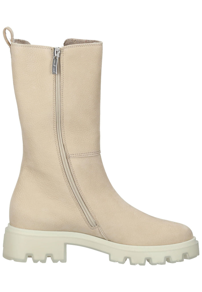 Paul Green Stiefelette Nubukleder Beige