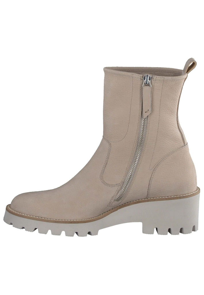 Paul Green Stiefelette Nubukleder Beige