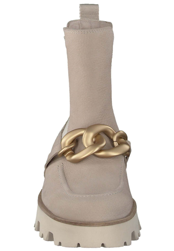 Paul Green Stiefelette Nubukleder Beige