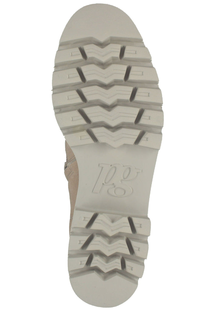 Paul Green Stiefelette Nubukleder Beige