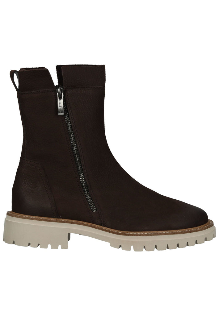 Paul Green Stiefelette Nubukleder Braun