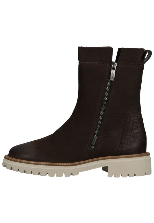 Paul Green Stiefelette Nubukleder Braun
