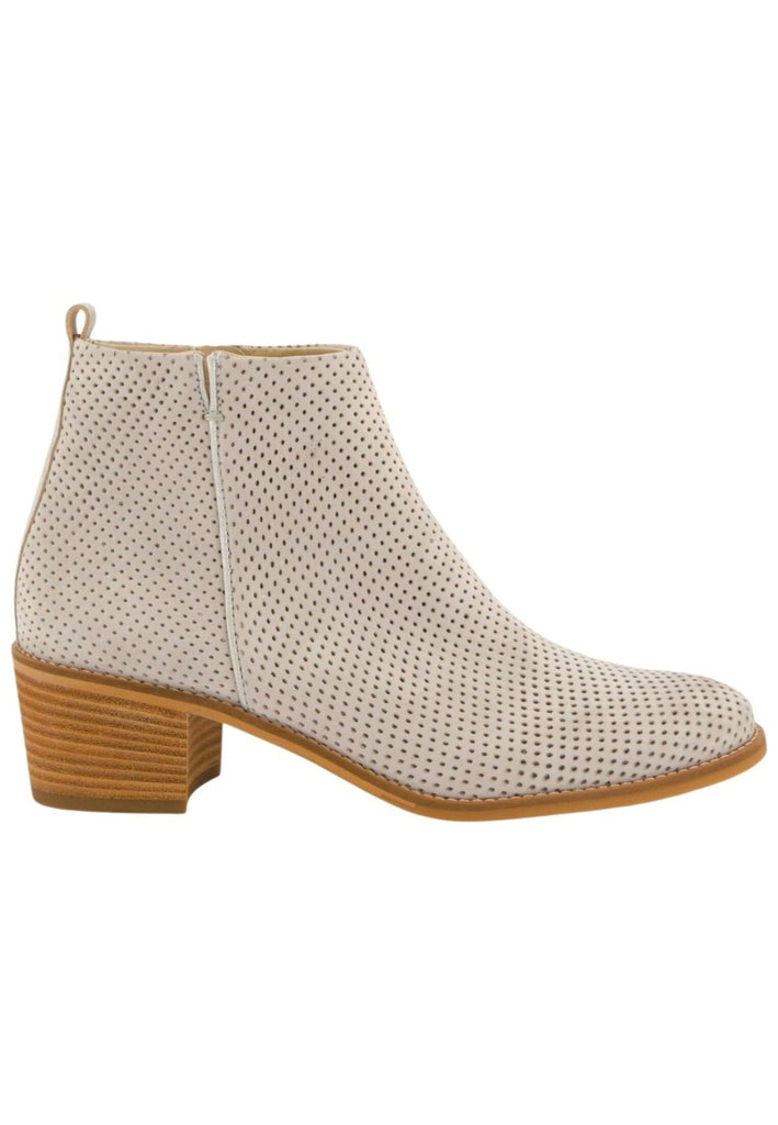 Paul Green Stiefelette Nubukleder Grau