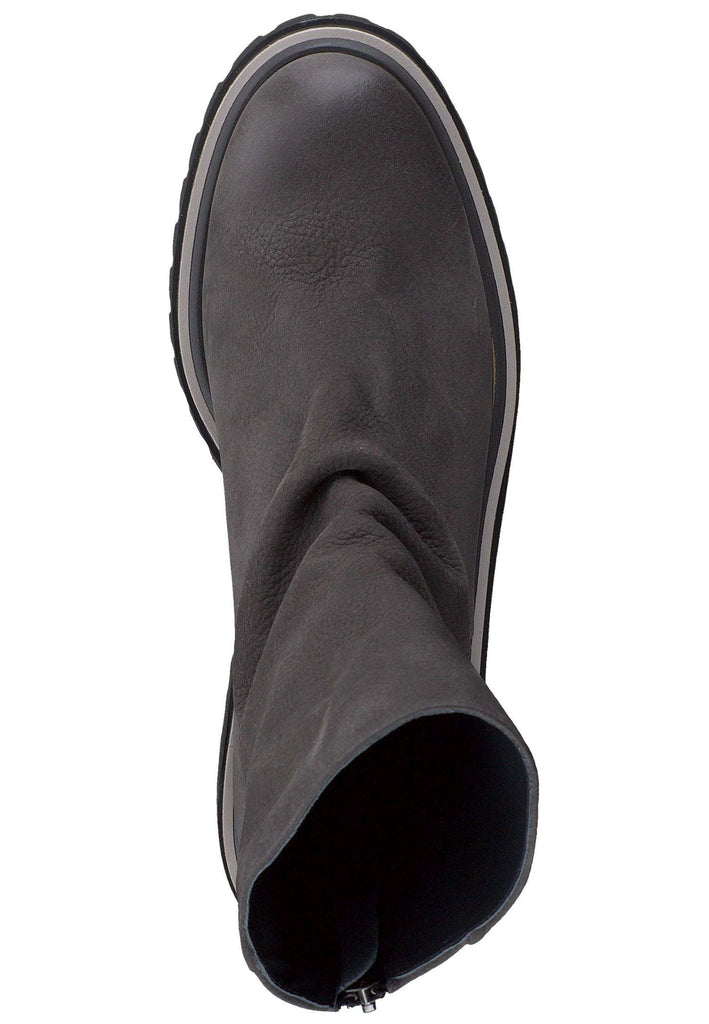 Paul Green Stiefelette Nubukleder Grau