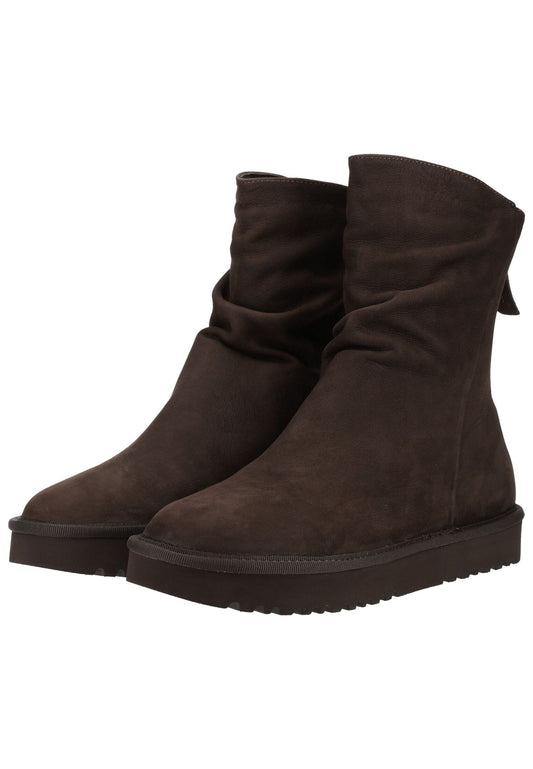 Paul Green Stiefelette Nubukleder Mocca