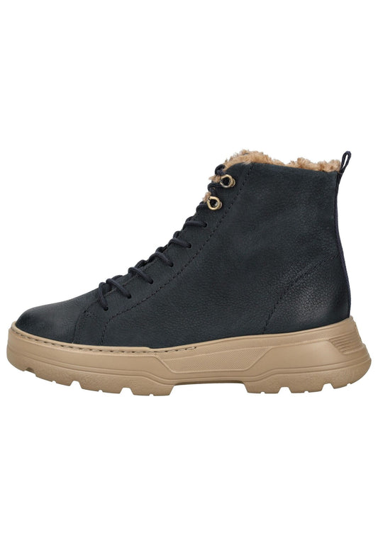 Paul Green Stiefelette Nubukleder Ocean Warmfutter