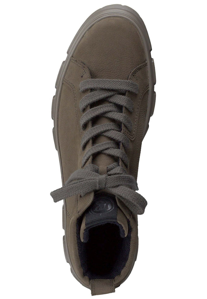 Paul Green Stiefelette Nubukleder Oliv