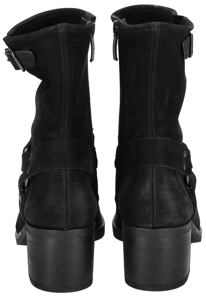 Paul Green Stiefelette Nubukleder Schwarz