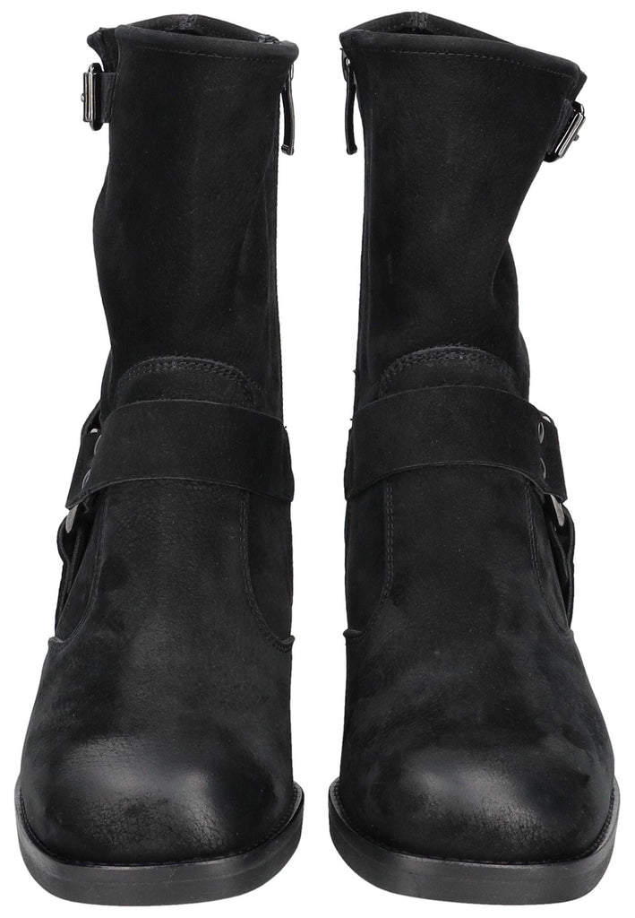 Paul Green Stiefelette Nubukleder Schwarz