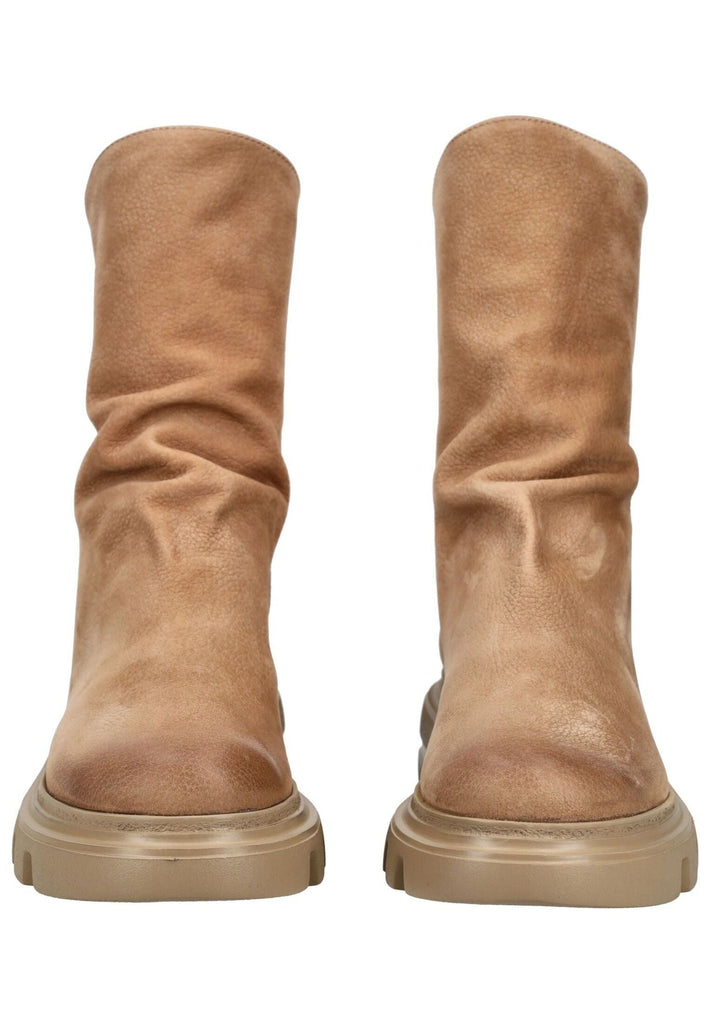 Paul Green Stiefelette Nubukleder Tan