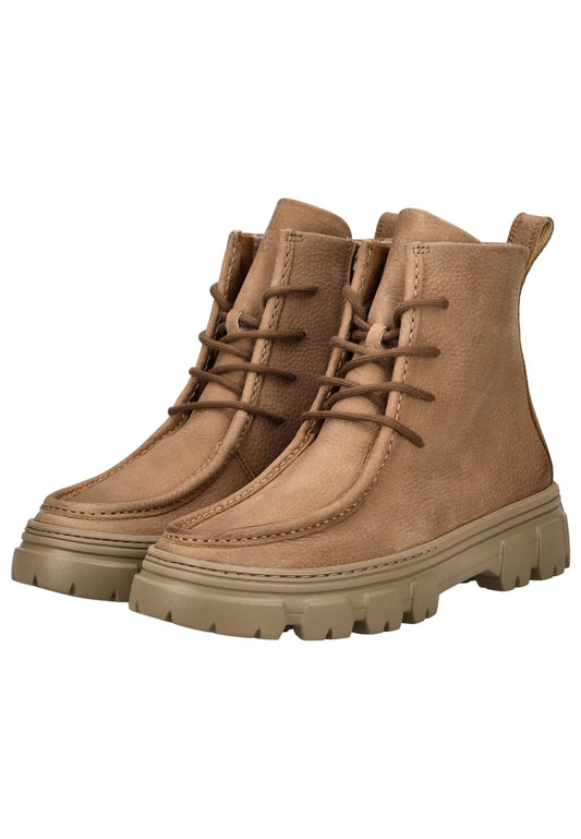 Paul Green Stiefelette Nubukleder Tan