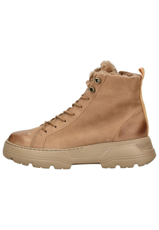 Paul Green Stiefelette Nubukleder Tan Warmfutter