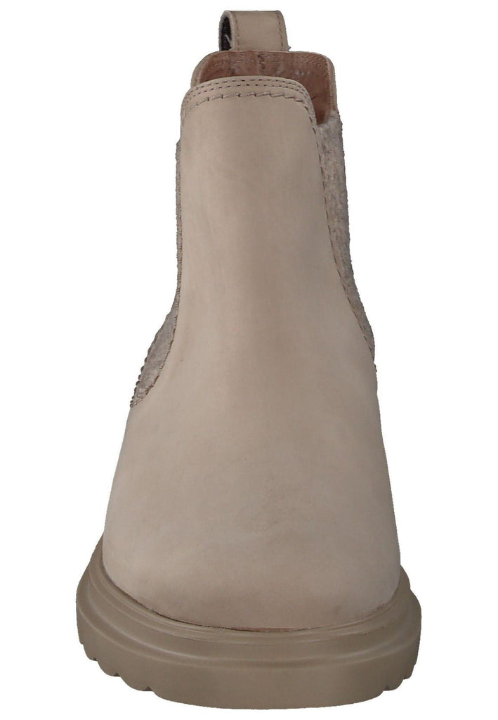 Paul Green Stiefelette Nubukleder/Textil Beige