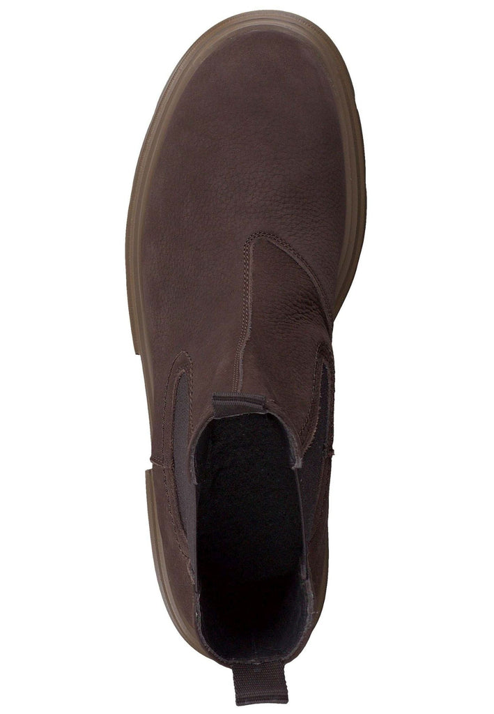 Paul Green Stiefelette Nubukleder/Textil Braun