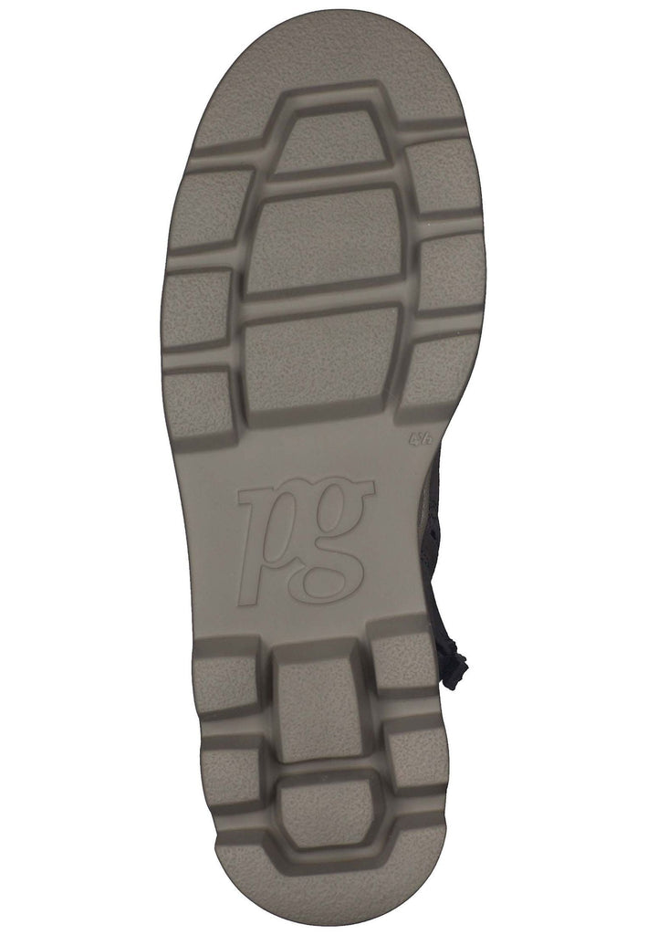 Paul Green Stiefelette Nubukleder/Textil Grau