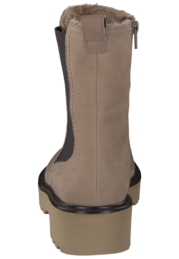 Paul Green Stiefelette Nubukleder/Textil Hellbraun Warmfutter