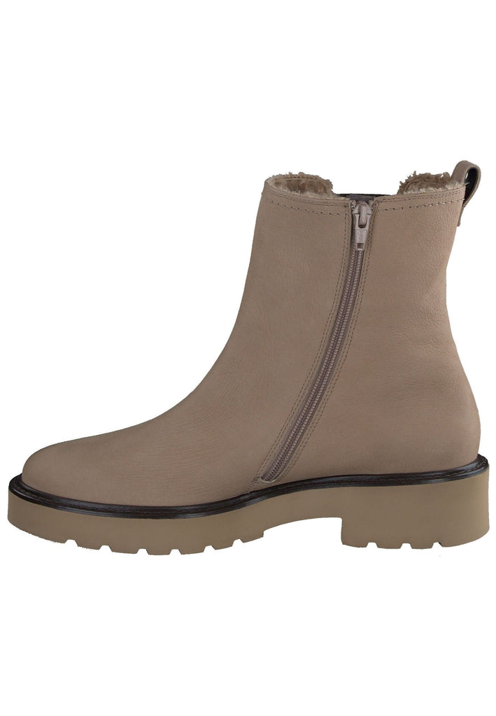 Paul Green Stiefelette Nubukleder/Textil Hellbraun Warmfutter