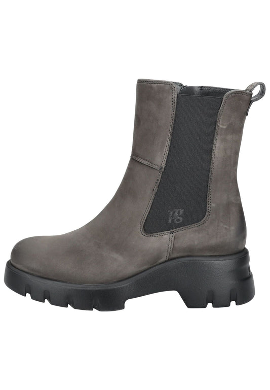 Paul Green Stiefelette Nubukleder/Textil Iron