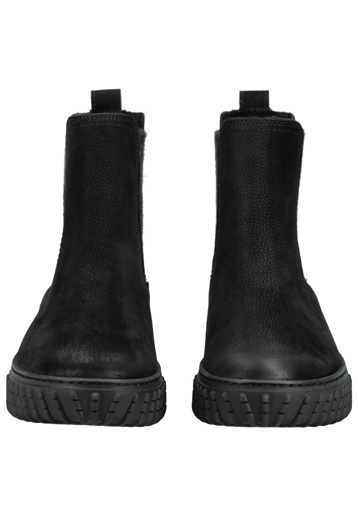 Paul Green Stiefelette Nubukleder/Textil Schwarz