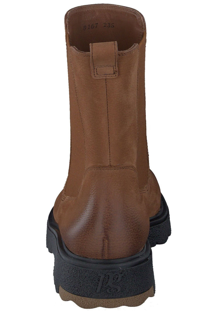Paul Green Stiefelette Nubukleder/Textil Toffee