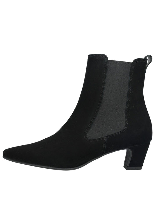 Paul Green Stiefelette Samt Schwarz
