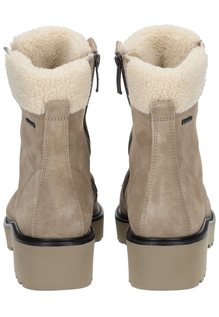 Paul Green Stiefelette Veloursleder Antelope Warmfutter