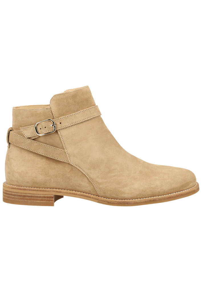Paul Green Stiefelette Veloursleder Beige