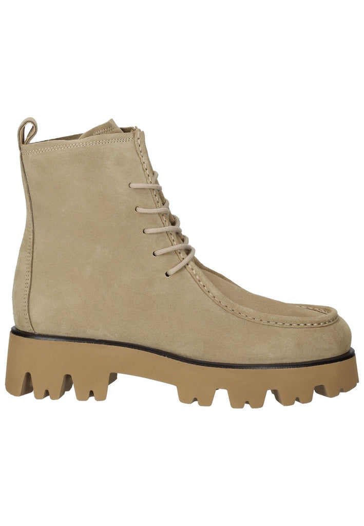 Paul Green Stiefelette Veloursleder Beige
