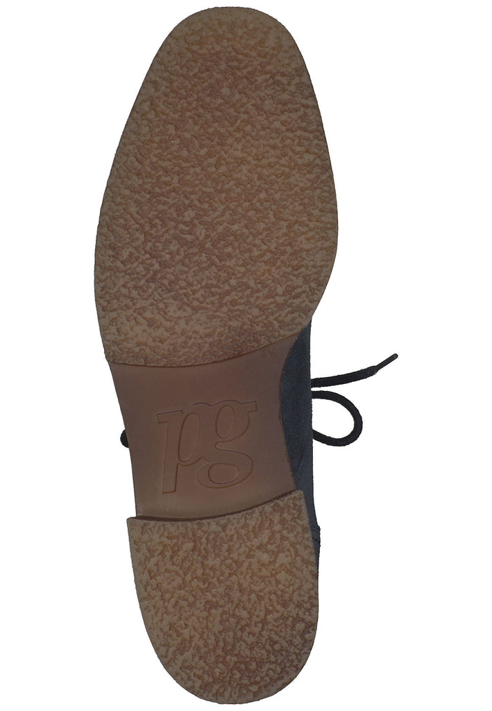 Paul Green Stiefelette Veloursleder Blue Space