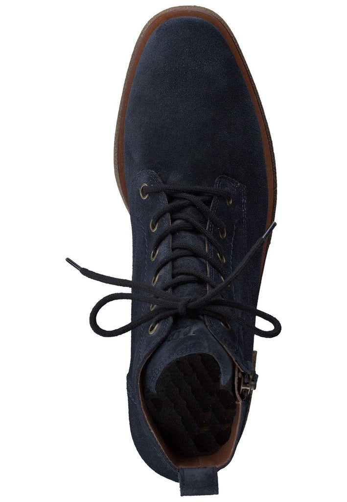 Paul Green Stiefelette Veloursleder Blue Space