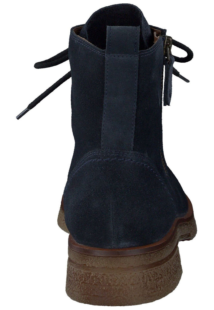 Paul Green Stiefelette Veloursleder Blue Space