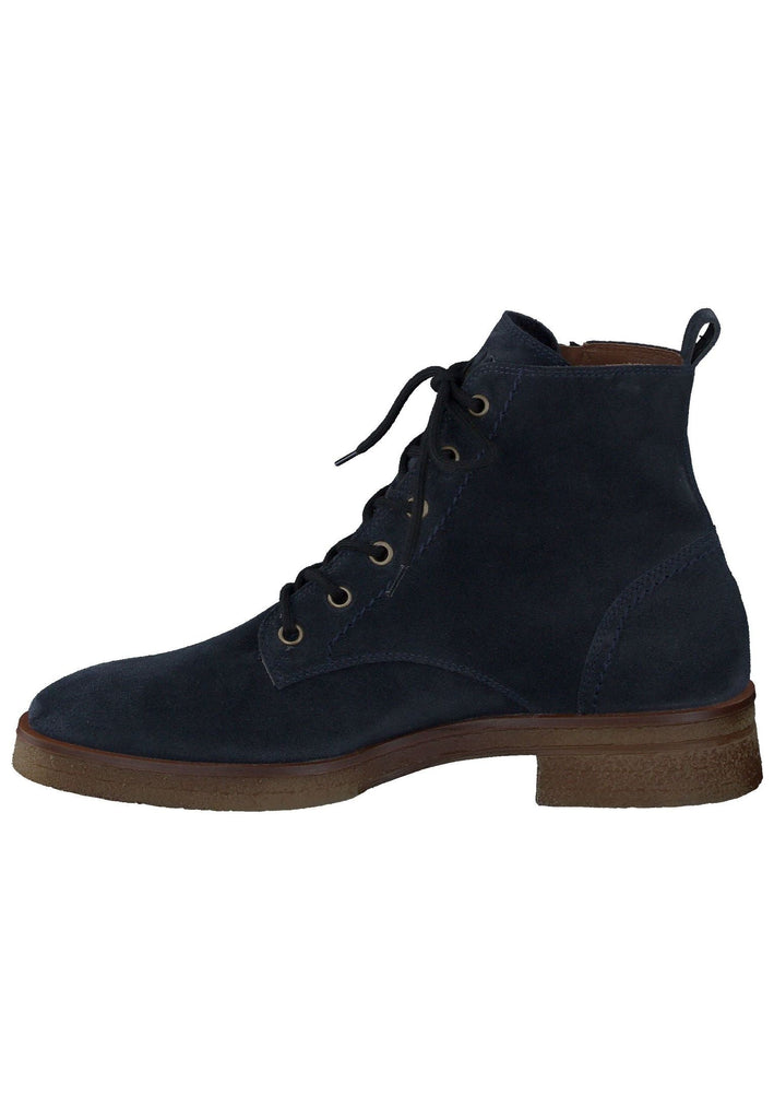 Paul Green Stiefelette Veloursleder Blue Space