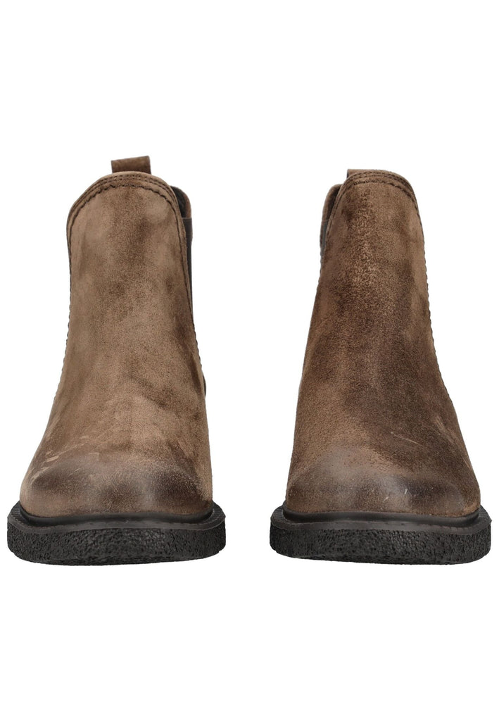 Paul Green Stiefelette Veloursleder Braun