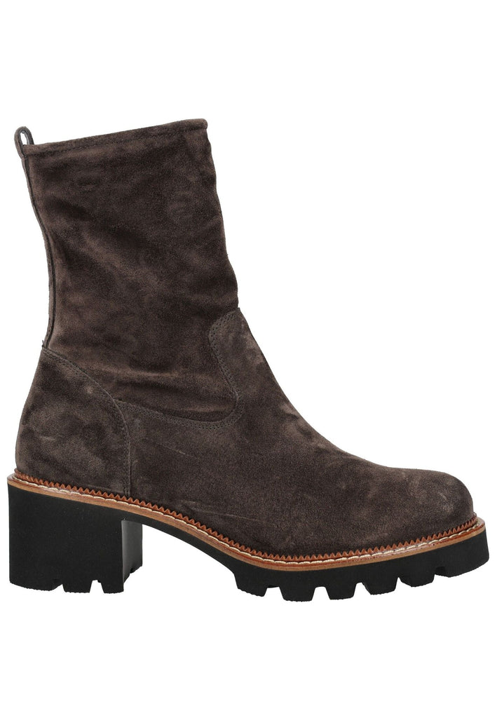 Paul Green Stiefelette Veloursleder Mocca
