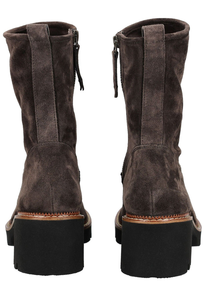 Paul Green Stiefelette Veloursleder Mocca